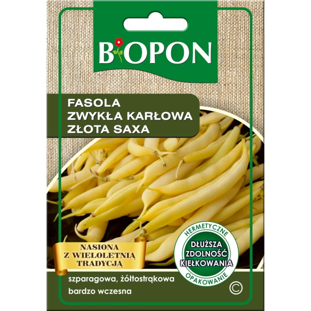 Fasola zwykła karłowa Złota saxa 22g