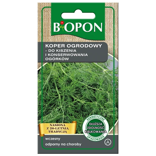 Koper ogrodowy do kiszenia i konserwowania ogórków 4g