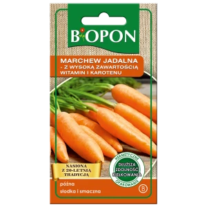  Marchew jadalna z wysoką zawartością witamin i karotenu