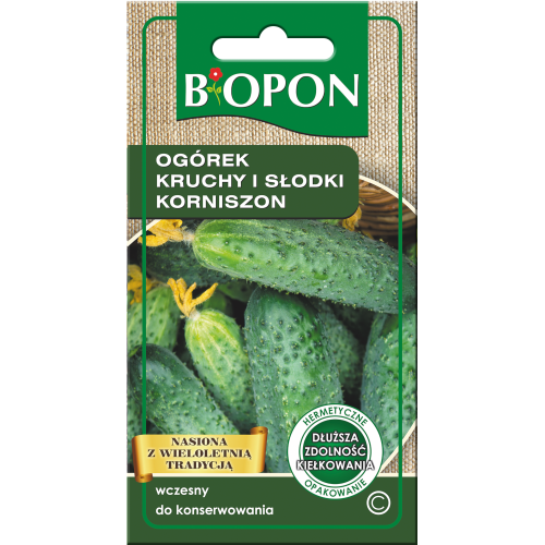 Ogórek kruchy i słodki korniszon 2g