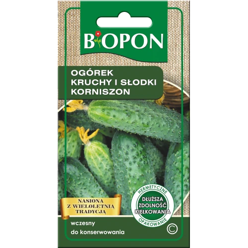 Ogórek kruchy i słodki korniszon 2g