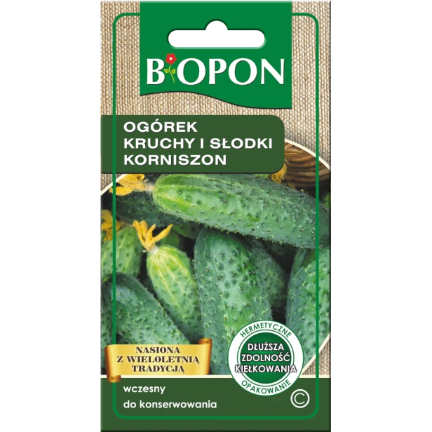 Ogórek kruchy i słodki korniszon 2g