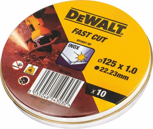 Tarcza do cięcia stali Dewalt 125 x 1 mm DT3507-QZ