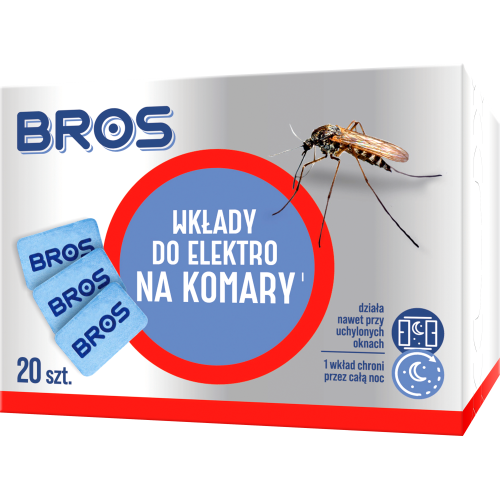 Wkłady na komary Bros do urządzenia elektro