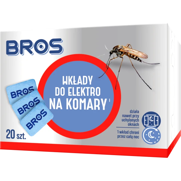 Wkłady na komary Bros do urządzenia elektro