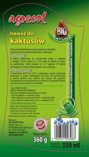 Nawóz do kaktusów