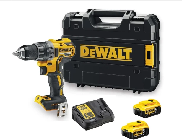 Dewalt Wiertarko-wkrętarka 18V z silnikiem bezszczotkowym 2x5.0Ah DCD791P2