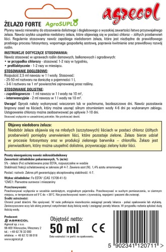 Żelazo dolistne 50ml