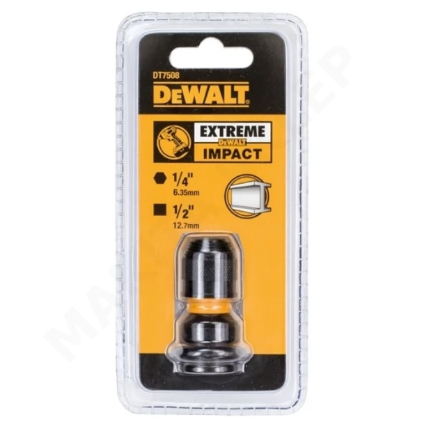 DeWalt DT7508 – adapter do zakrętarki udarowej 1/2" na 1/4"