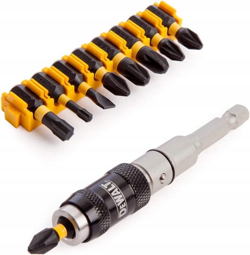 Zestaw bitów udarowych DeWalt DT70518T + uchwyt kątowy