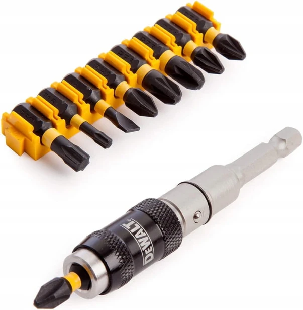 Zestaw bitów udarowych DeWalt DT70518T + uchwyt kątowy