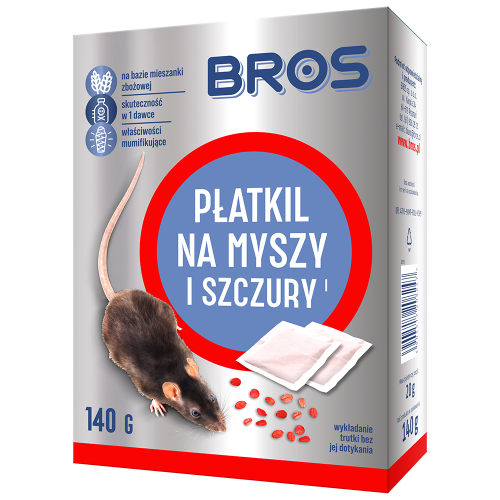 BROS myszy płatki 140g