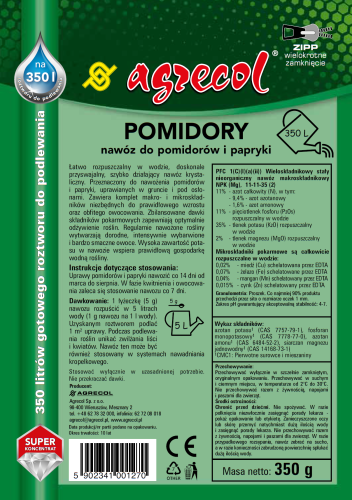 Pomidory – nawóz do pomidorów i papryki