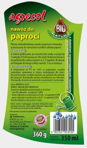 Nawóz do paproci