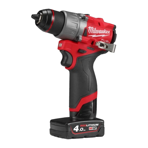 MILWAUKEE ZESTAW WIERTARKO-WKRĘTARKA M12 FDD2-402X FUEL™ 2 x 4.0 AH + ŁADOWARKA