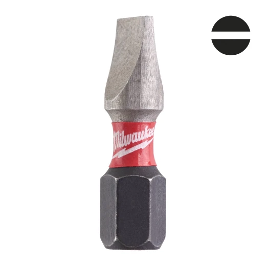 MILWAUKEE Bit udarowy SHOCKWAVE™ Impact Duty SL 1,2 x 6,5 mm x 25 mm (2 szt.)