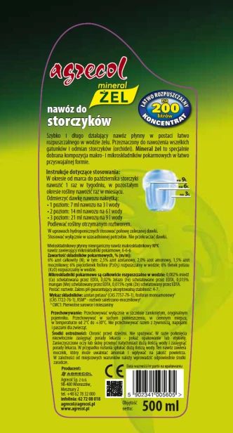 Mineral żel do storczyków 0,25 L