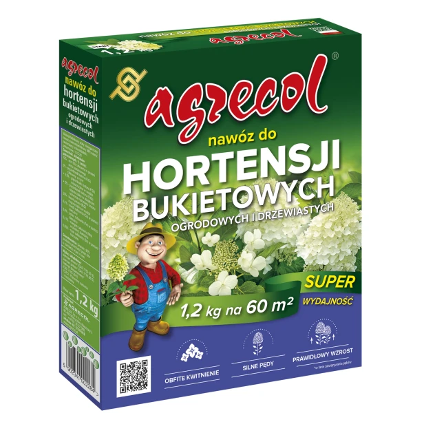 Nawóz do hortensji bukietowych, ogrodowych i drzewiastych 1,2 kg