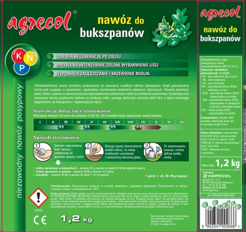 Nawóz do bukszpanów 1,2 kg
